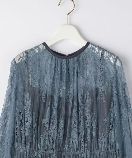 透かし花柄レース オケージョンドレス