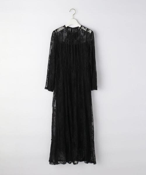 透かし花柄レース オケージョンドレス