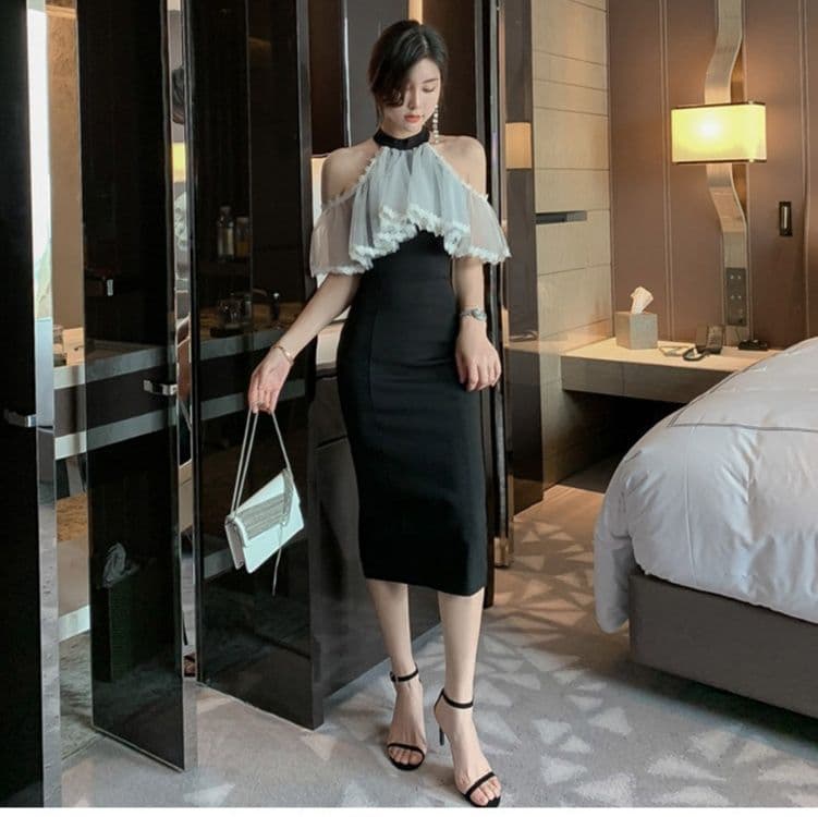 レースケープ チュールオケージョンドレス