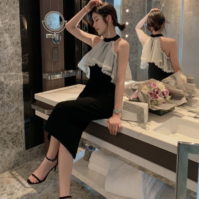 レースケープ チュールオケージョンドレス