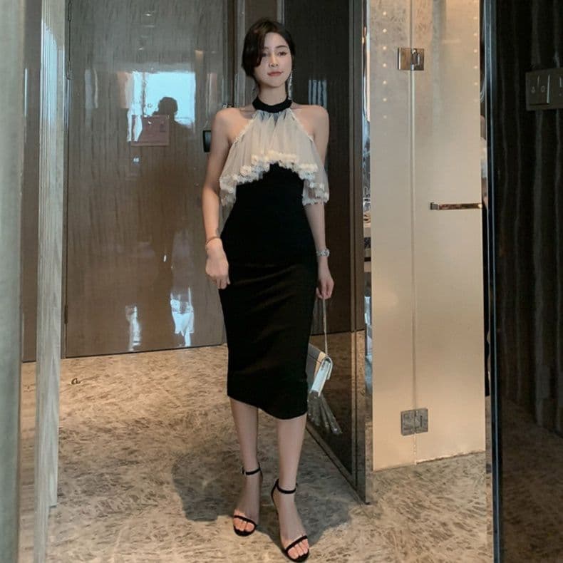 レースケープ チュールオケージョンドレス