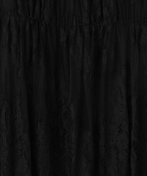 透かし花柄レース オケージョンドレス