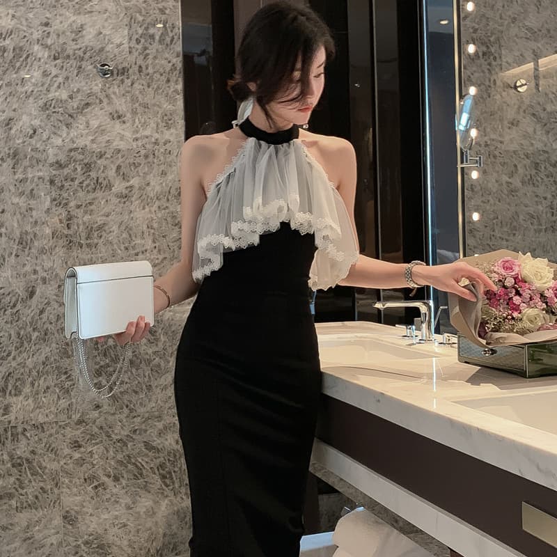 レースケープ チュールオケージョンドレス