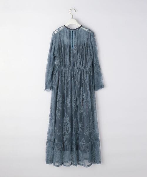 透かし花柄レース オケージョンドレス