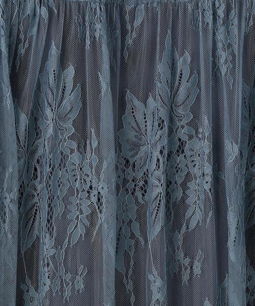 透かし花柄レース オケージョンドレス