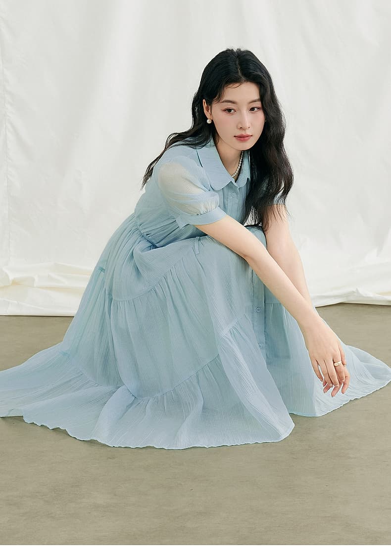 オケージョン　ドレス オケージョン　ドレス 優美なティアードシルエットワンピース